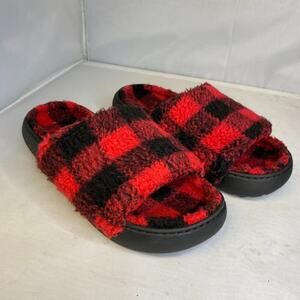 Crocs Classic Buffalo Check Slide Slipper